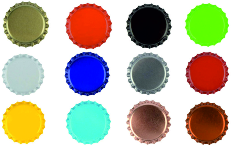 Chapas Ø 26mm - div colores <p>1.000 uds.</p>
