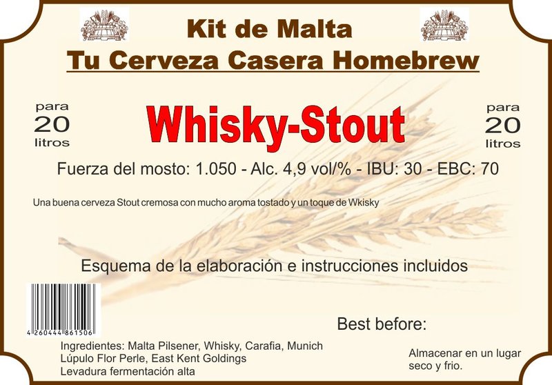 Kit en grano "Whisky-Stout"