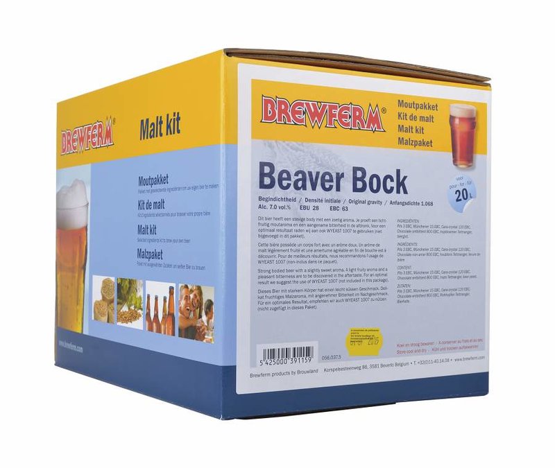 Kit de malta en grano "Beaver Bock"