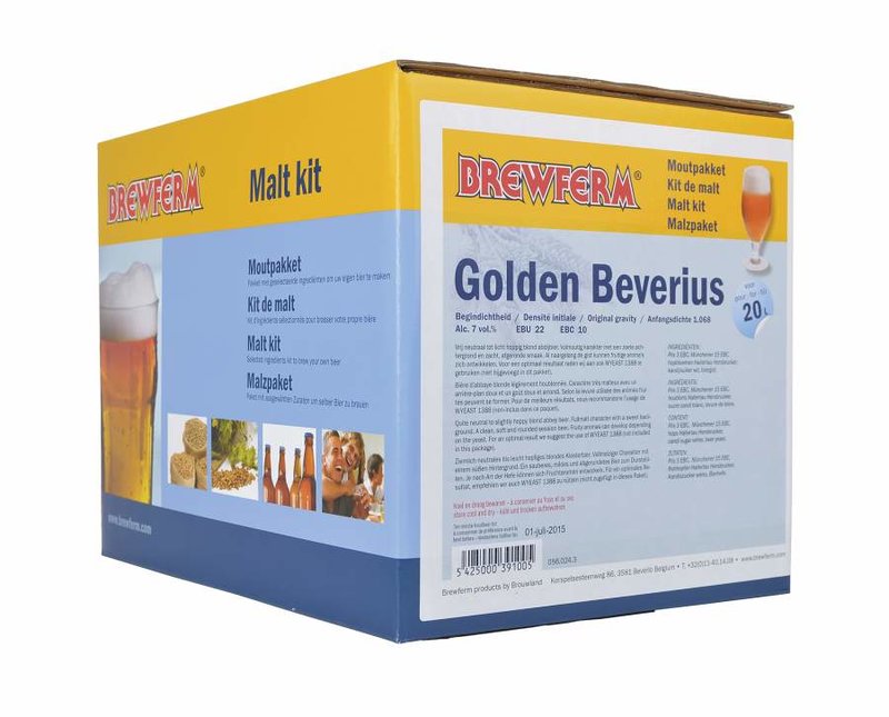 Kit de malta en grano "Golden Beverius"
