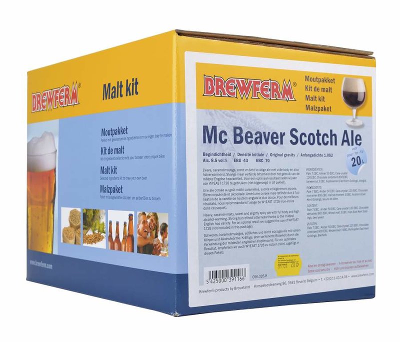 Kit de malta en grano "Mc Beaver Scotch"