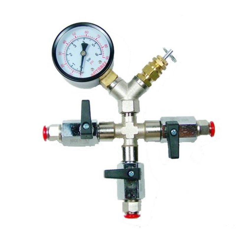 Válvula de regulación de presión ajustable 3 entradas