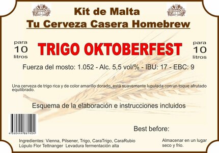 Kit en grano "Trigo Oktoberfest" 10ltr