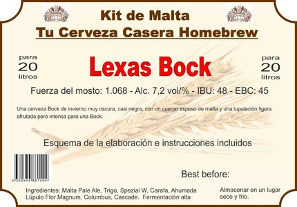 Kit en grano "Lexas Bock"