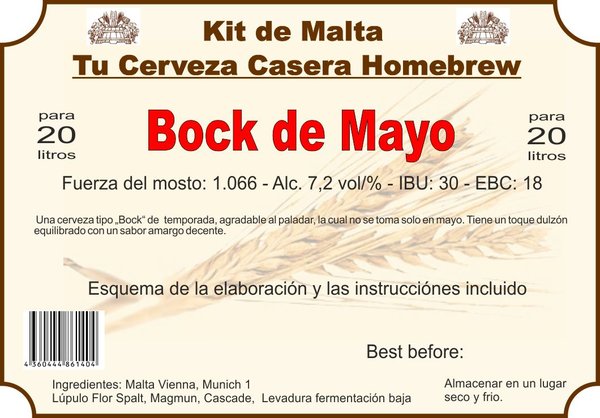 Kit en grano "Bock de Mayo"