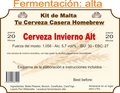 Kit en grano "Cerveza de Invierno Alt" - Tu Cerveza Casera Homebrew