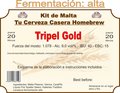 Kit en grano "Tripel Gold" - Tu Cerveza Casera Homebrew